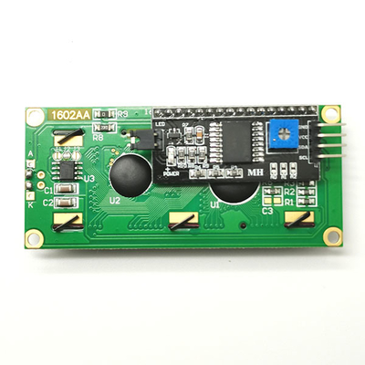 อินเทอร์เฟซ I2C 16x2 ตัวอักษรจอแสดงผล LCD สีน้ำเงิน 5V 4 Pins Number