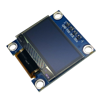 0.96 นิ้ว OLED Display With 4pin I2C Control PCB Board สีขาว / สีฟ้า / สีเหลือง สีฟ้า