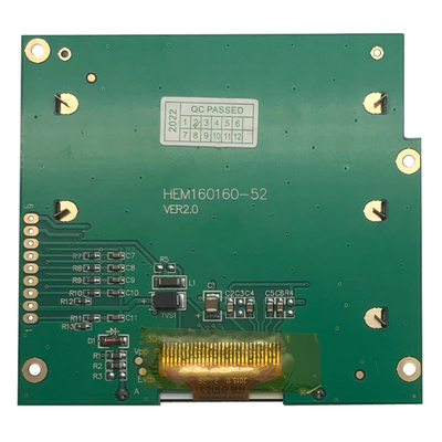 160x160 กราฟิก FSTN โมดูลแสดงผล LCD บวก ST75161 3.3V VDD SPI Interface