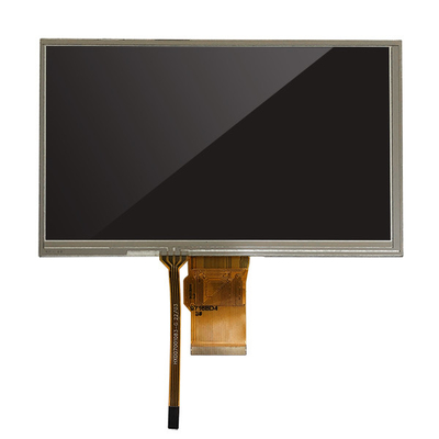 7 นิ้ว TFT LCD 800x480 Dots แสดงอินเทอร์เฟซ RGB 24 บิตพร้อมแผงสัมผัสแบบ Resistive