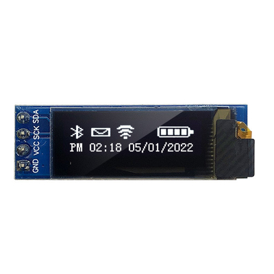 3V 5V 128x32 โมดูลแสดงผล OLED 0.91 นิ้ว 4 พินพร้อมไดร์เวอร์ SSD1306 IC