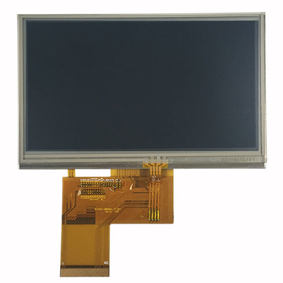 หน้าจอ LCD TFT ขนาด 4.3 นิ้ว 480x272 IPS มุมมองภาพเต็มรูปแบบอินเทอร์เฟซ RGB พร้อมแผงสัมผัส LCD TFT แบบ Resistive