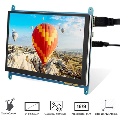 Raspberry Pi4 HDMI 7 นิ้ว TFT LCD Display 800x480 Dots พร้อมแผงสัมผัสแบบ Capacitive