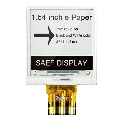 ความละเอียด 152x152 จุด 1.5 นิ้ว E Ink Display อินเทอร์เฟซ MCU EPD