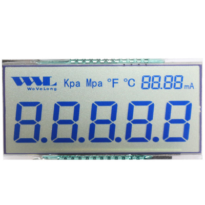 พานีล LCD TN ที่กําหนดเอง, Meter LCD ด้วยความแรงดัน, ปัจจุบัน, อุณหภูมิ, ตัวอักษร / ภาคพลังงาน