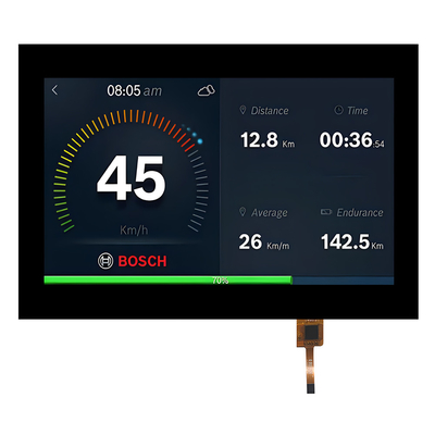 โกริลล่า ทัชกลาส 7 นิ้ว PCAP TFT Display 1024x600 MIPI อินเตอร์เฟซ