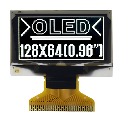 โรงงานผลิตจอ OLED จีน 0.96 นิ้ว 128x64 จุด โมดูลกราฟิก OLED สีเดียว SPI อินเตอร์เฟซ