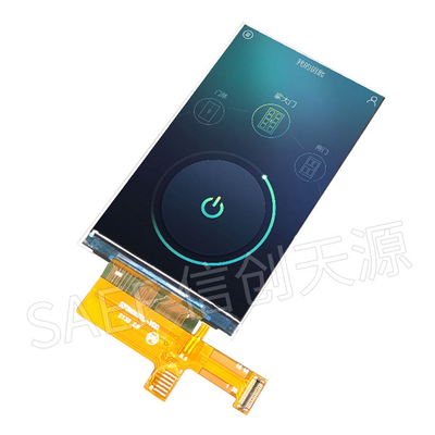 480X800 IPS TFT Touch LCD อินเทอร์เฟซ MIPI 3.1 นิ้ว High PPI ST7701S