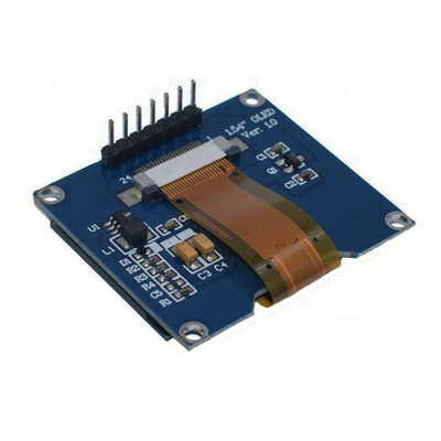1.54 นิ้ว โมดูลจอ OLED 128x64 SPI อินเตอร์เฟซ สีขาว / สีฟ้า